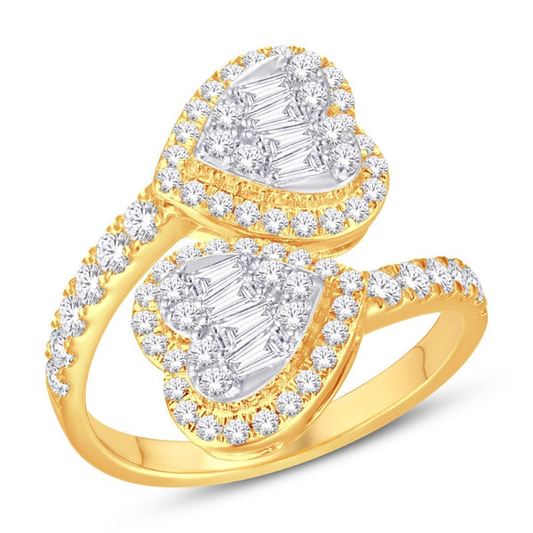 10KT-0.88CTW LADIESRING