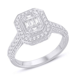 14KT-0.66CTW LADIESRING