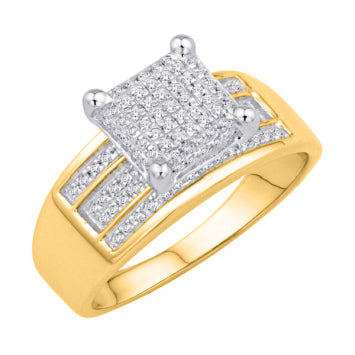 10KTGOLD 0.28CTDIA LADIES RING