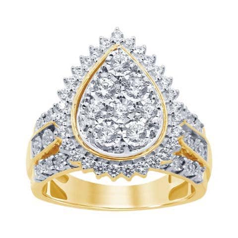 10KT-1.00CTW(L) LADIESRING (Size 7)