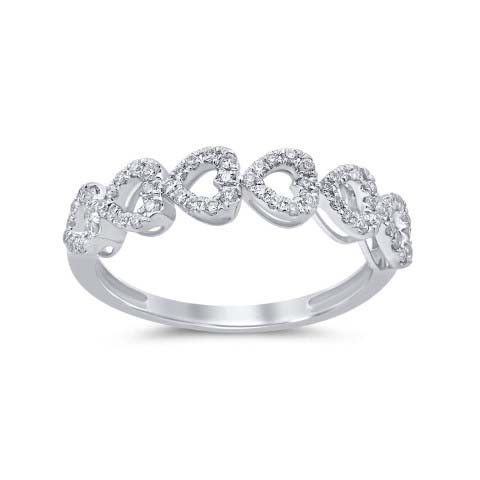 10KT-0.24CTW LADIESRING (Size 7)