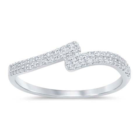 10KT-0.15CTW LADIESRING (Size 7)