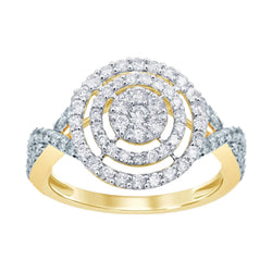 10KT-1CTW LADIESRING