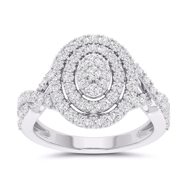 10KT-0.97CTW LADIESRING