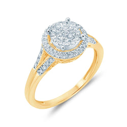 10KT-0.25CTW LADIESRING