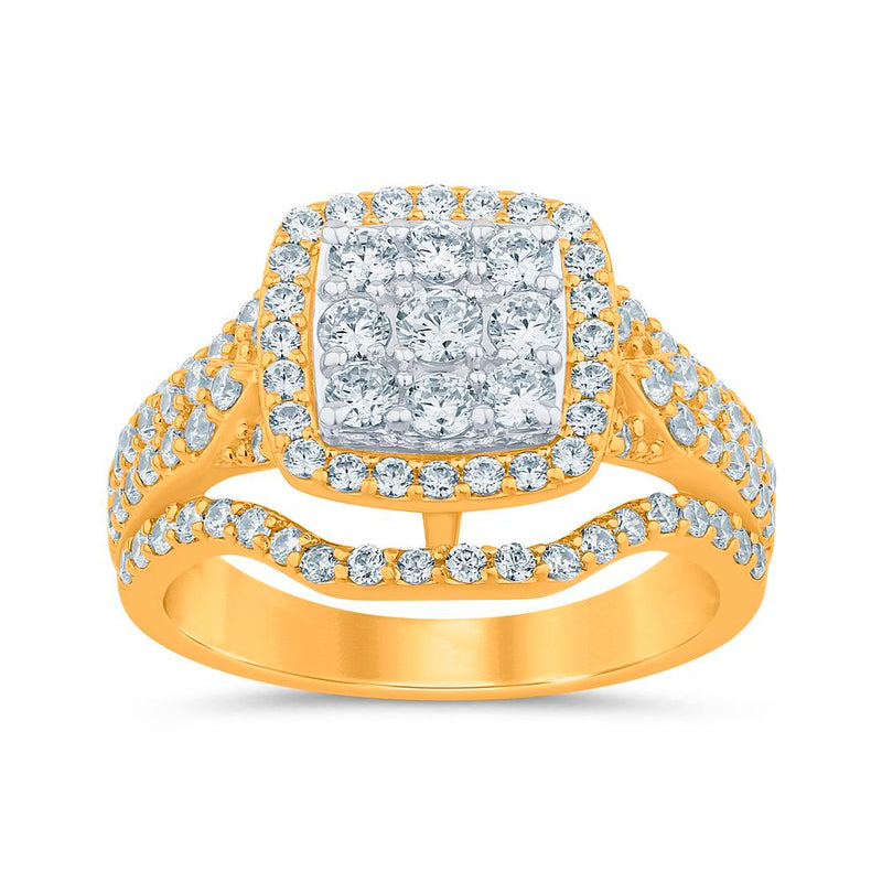 10KT-1.50CTW LADIESRING