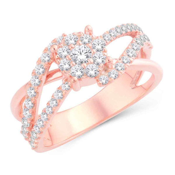 14KT-0.75CTW LADIESRING