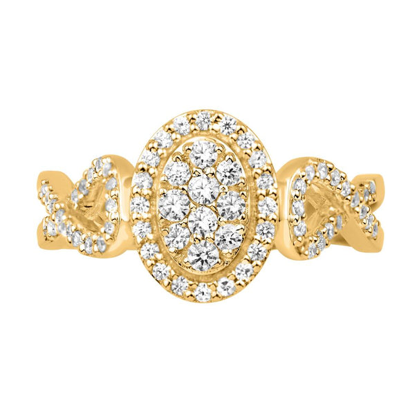 10KT-0.48CTW LADIESRING