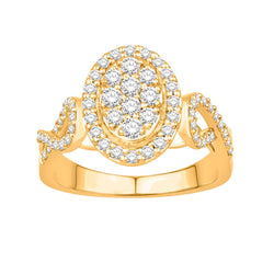 10KT-0.48CTW LADIESRING