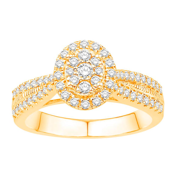 10KT-0.51CTW LADIESRING