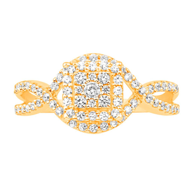 10KT-0.51CTW LADIESRING