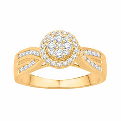 10KT-0.51CTW LADIESRING