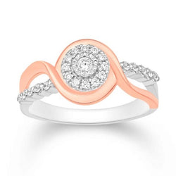 14KT-0.21CTW LADIESRING