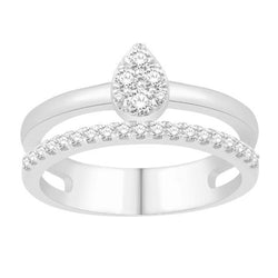 14KT-0.34CTW LADIESRING