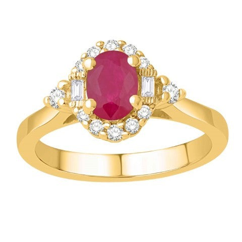 14KT-1.25CTW LADIESRING