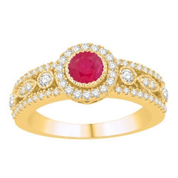 14KT-0.97CTW LADIESRING