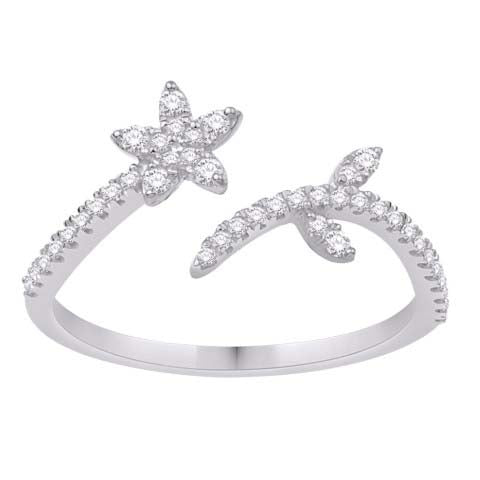 14KT-0.23CTW LADIESRING (Size 7)