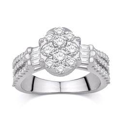 14KT-1.12CTW LADIESRING