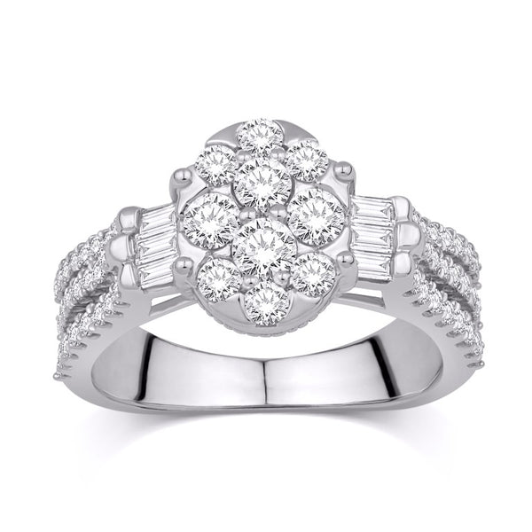 14KT-1.12CTW LADIESRING