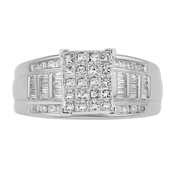 10KT-1.00CTW CINDERELLA LADIESRING(Size 8)