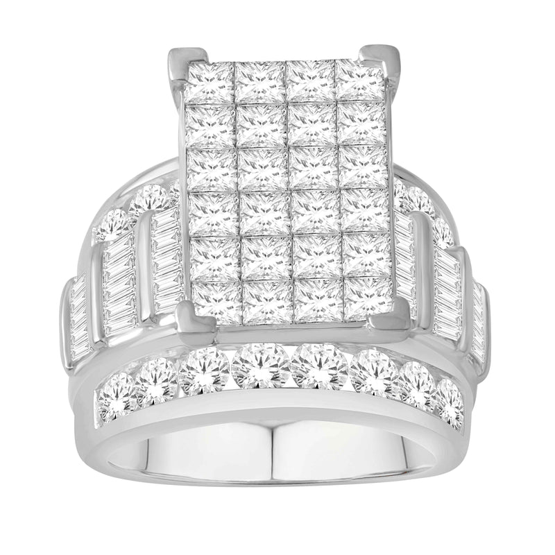 10KT-5.00CTW CINDERELLA LADIESRING(Size 7)