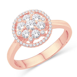 14KT-0.66CTW  LADIESRING