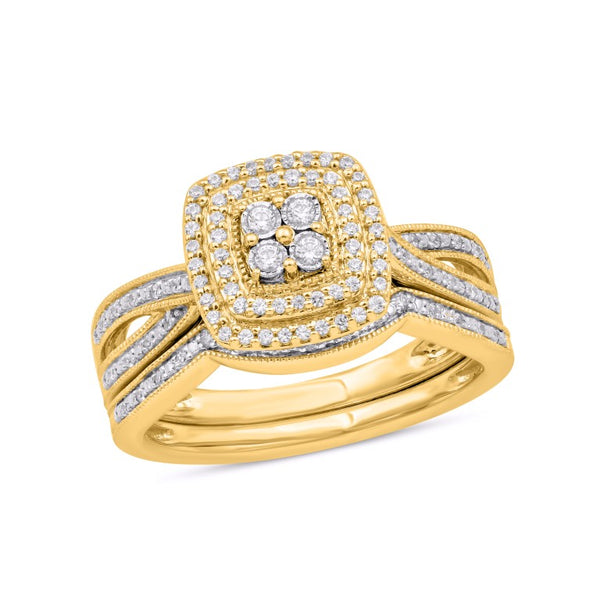 10KT-0.29CTW LADIESRING