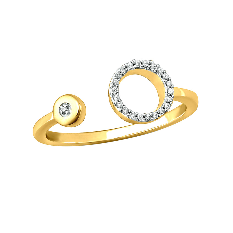 14KT-0.07CTW LADIESRING