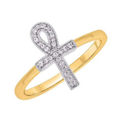 10KT-0.11CTW LADIESRING