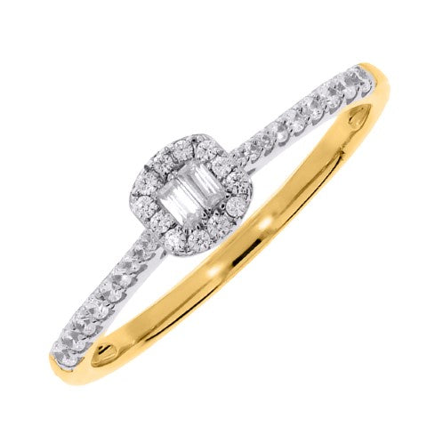 14KT-0.21CTW LADIESRING