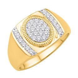 10KTGOLD 0.55CTDIA MENS RING