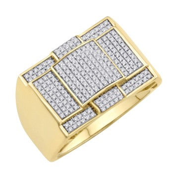 10KTGOLD 0.50CTDIA MENS RING