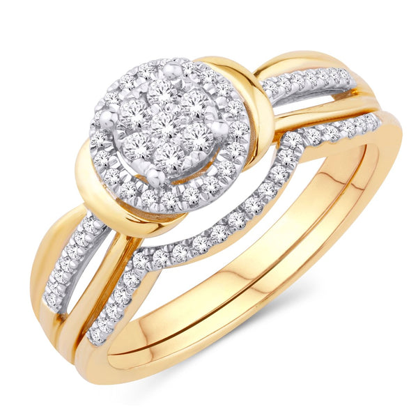 10KTGOLD 0.25CTW BRIDAL