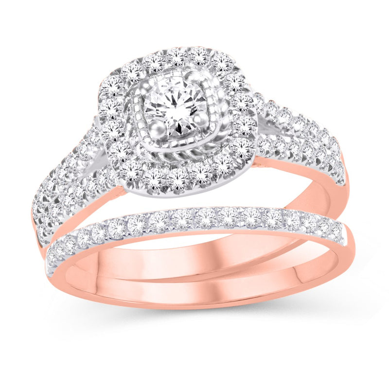 10KT-1.00CTW (CTR:0.20CT) CERTIFIED UNO BRIDAL