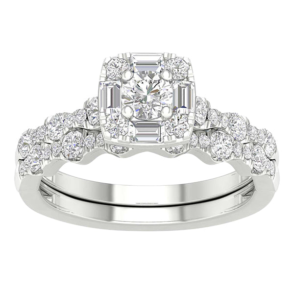 14KT-1.00CTW (0.25CTR) BRIDAL