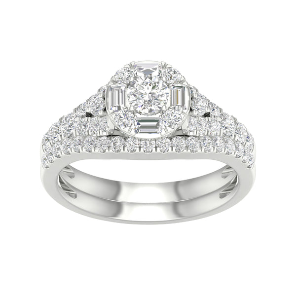 14KT-1.00CTW (0.25CTR) BRIDAL