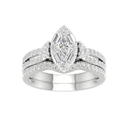 14KT-1.00CTW (0.20CTR) BRIDAL