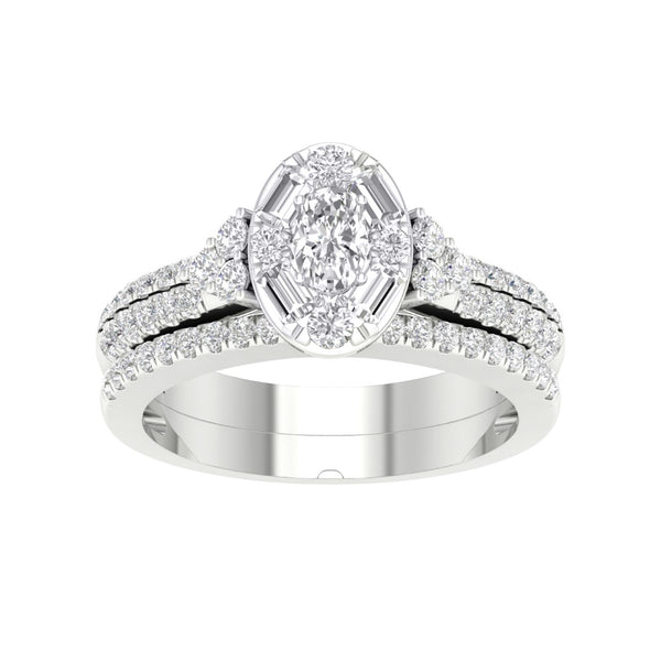 14KT-1.00CTW (0.25CTR) BRIDAL