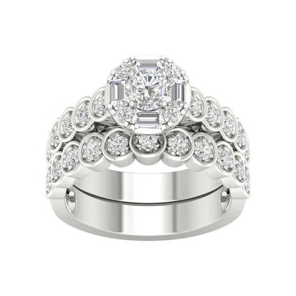 14KT-1.00CTW (0.33CTR) BRIDAL