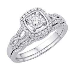 14KT-0.33CTW (CTR:0.10CT) CERTIFIED UNO BRIDAL