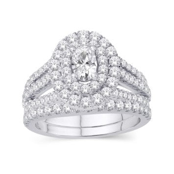 14KT-2.00CTW (CTR:0.50CT)CERTIFIED FANCYCUTS BRIDAL