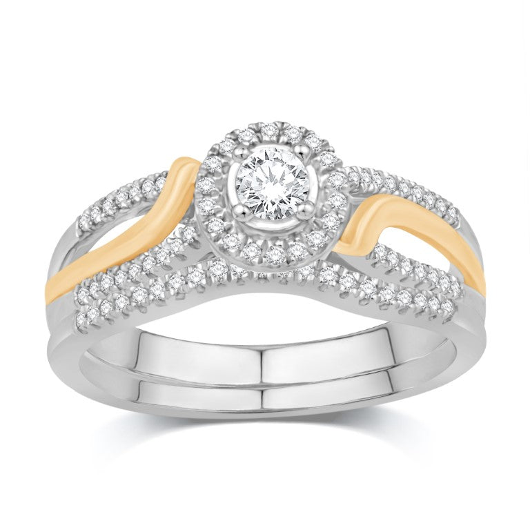 14KT-0.33CTW (CTR:0.10CT) CERTIFIED UNO BRIDAL