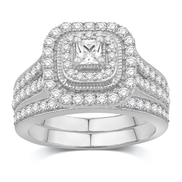 14KT-1.00CTW (CTR:0.20CT) CERTIFIED UNO BRIDAL