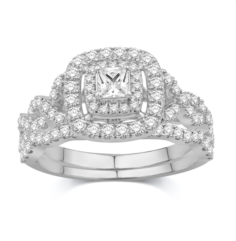 14KT-1.00CTW (CTR:0.20CT) CERTIFIED UNO BRIDAL