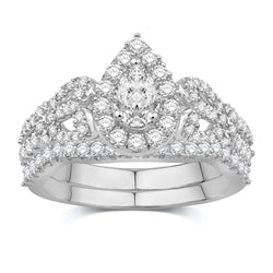 14KT-1.00CTW (CTR:0.20CT) CERTIFIED UNO BRIDAL