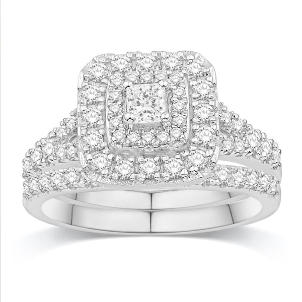 14KT-0.99CTW(CTR0.2) UNO BRIDAL