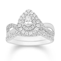 14KT-0.74CTW(CTR0.15) UNO BRIDAL