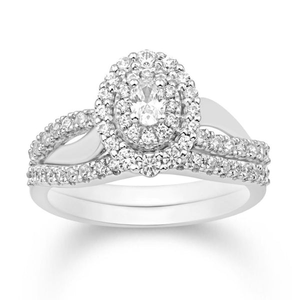 14KT-0.98CTW(CTR0.2) UNO BRIDAL