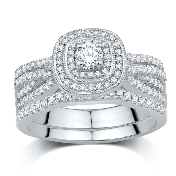 14KT-0.50CTW(0.2CTR) BRIDAL