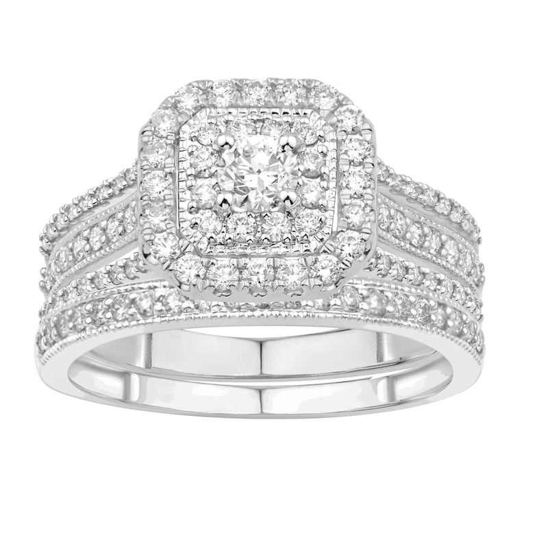 14KT-1.00CTW (CTR:0.2CT) CERTIFIED UNO BRIDAL